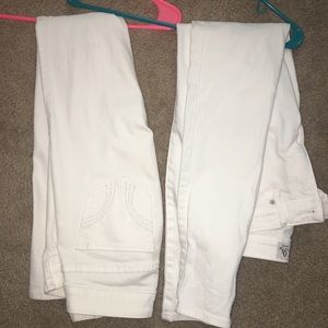 White jeans